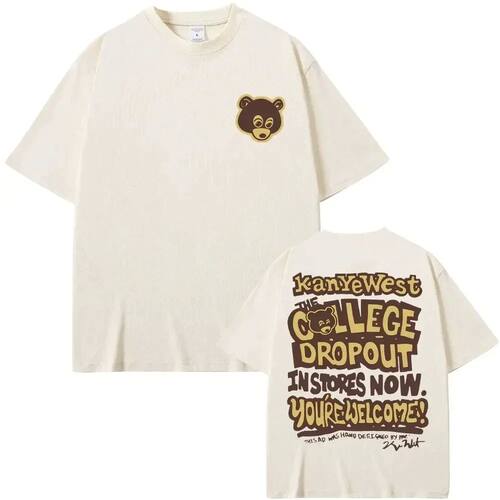 Round neck printed pullover T-shirt for man圆领印花套头T恤男