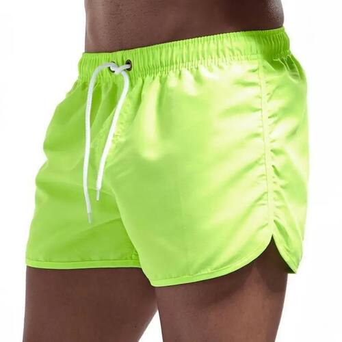 Strap up quick drying beach shorts for men系带速干沙滩短裤男