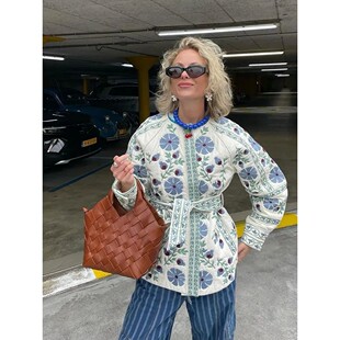 sleeved cotton jacket Round 圆领长袖 long women 棉衣外套 neck