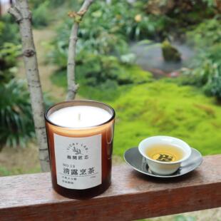 手工香薰蜡烛清露烹茶情人节礼盒小众高级家用浪漫大豆蜡
