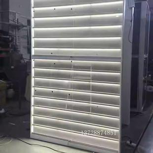 多层超薄游戏卡展柜有灯有门透明评级卡集卡橱窗展示货架木制定做