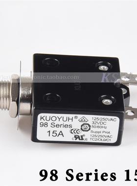 KUOYUH 98 Series 15A搅拌机粉碎机断路器过载保护器3-40Amps可选