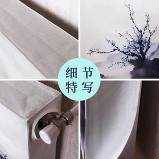 饰罩定制暖气罩 立式 暖气片罩家用新式 暖气遮挡防尘罩中式 风布艺装