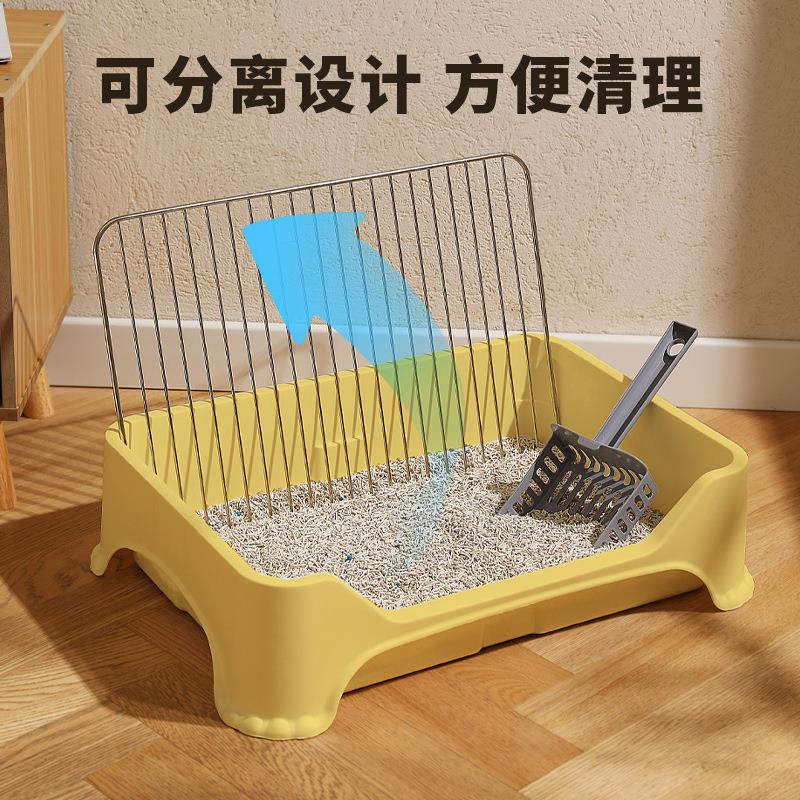 萨摩耶专用狗狗厕所大型小型犬尿盆防踩屎便盆宠物大小便狗砂盆