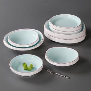 密胺餐具盘子商用异性凉菜盘仿瓷冷菜配菜碟子创意菜盘餐盘专用