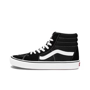 VANS范斯男女款SK8-HI经典黑色高帮万斯复古休闲情侣帆布鞋板鞋