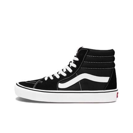 VANS范斯男女款SK8-HI经典黑色高帮万斯复古休闲情侣帆布鞋板鞋