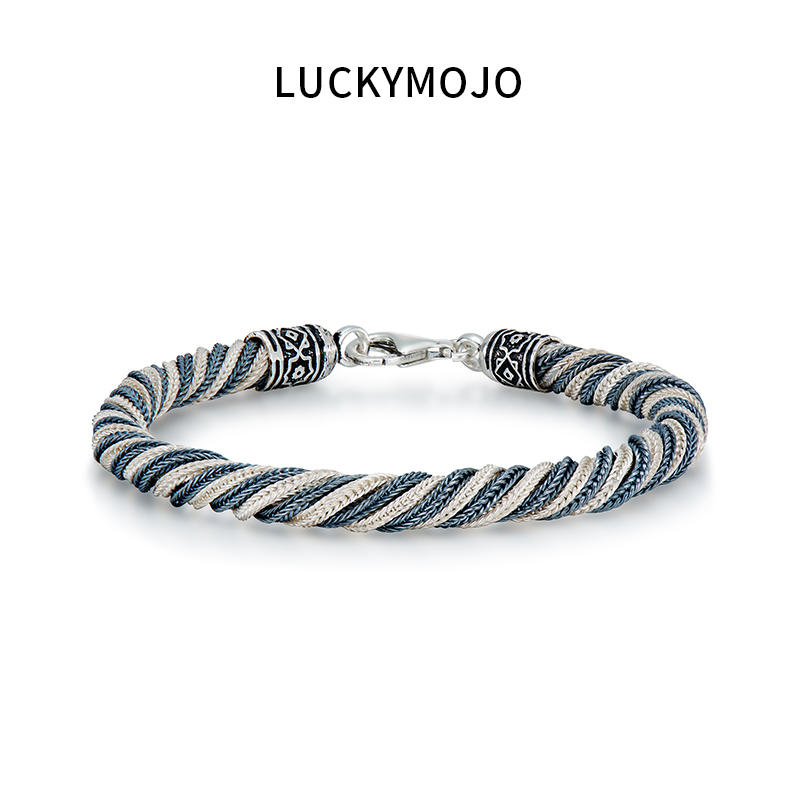 变成你的那一天余声声同款情侣手链纯银男女小众设计原创银丝手绳