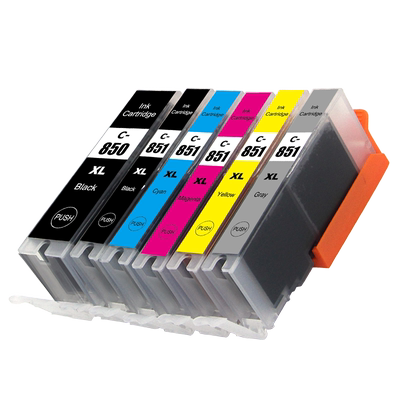适用Canon佳能850XL打印机851墨盒IX6780/MG5480/5680/6380/6680/7180/7580/IP7280/IP8780/IX6880连供填充