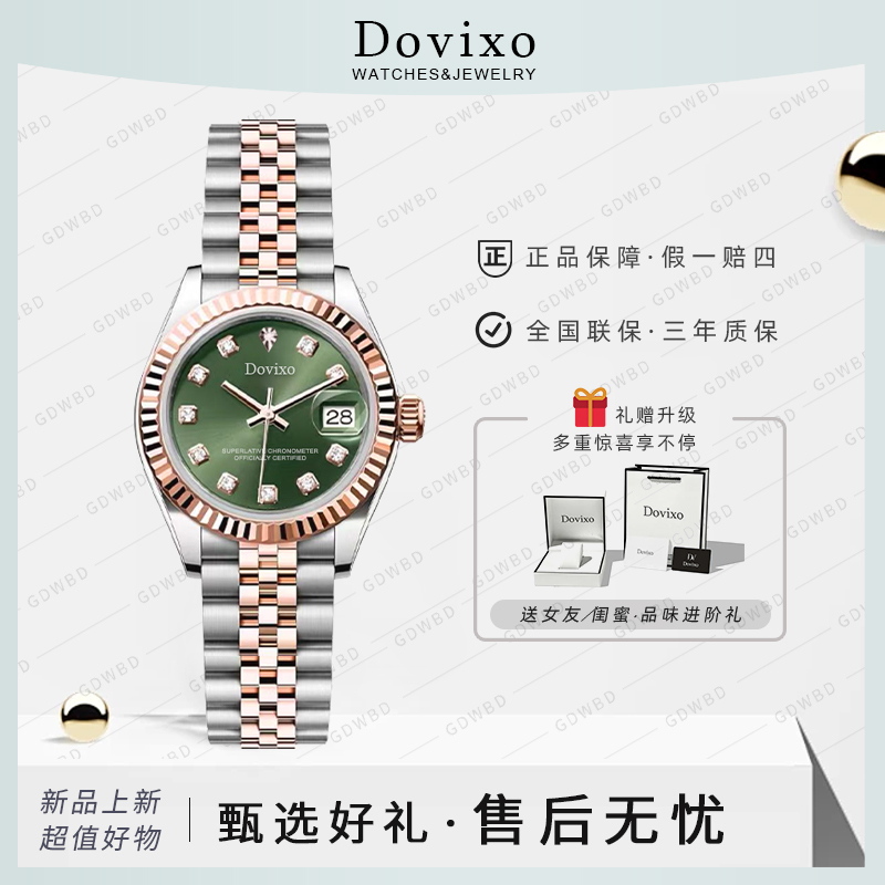 日志间金高端腕表女经典奢华百搭高级感手表实用生日礼物送女友