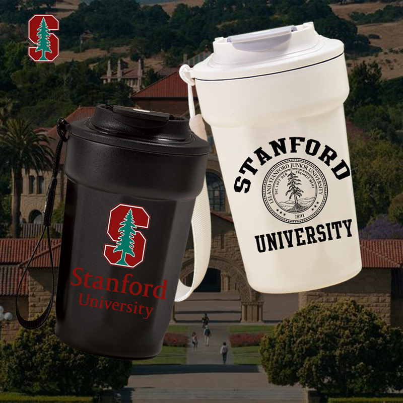 斯坦福大学周边纪念品手拿不锈钢保温水杯学生咖啡杯保冷不锈钢dt