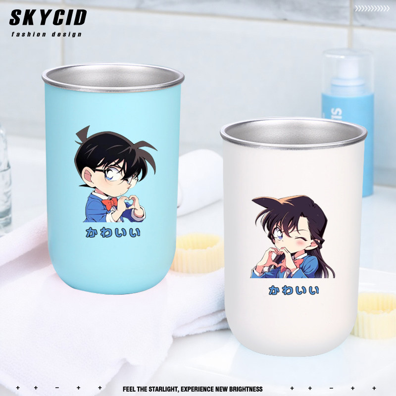 名侦探柯南毛利兰洗漱杯子漱口杯