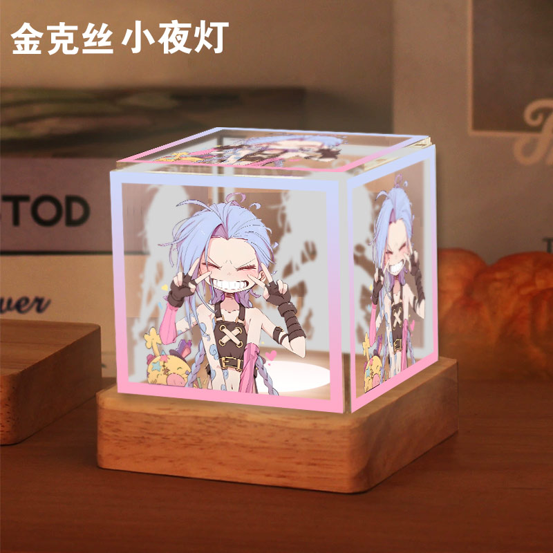 双城之战JINX金克丝小夜灯摆件