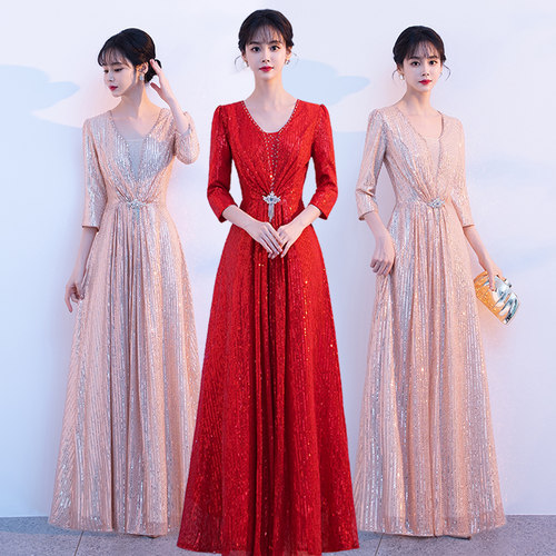 大合唱服演出服女长裙表演晚礼服