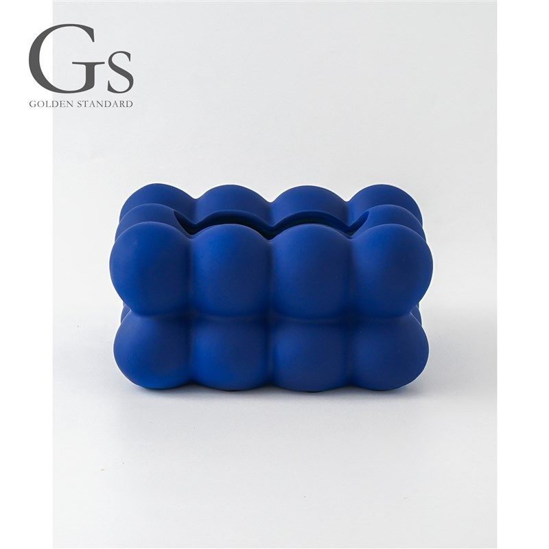 轻奢纸巾盒高档磨砂陶瓷抽纸巾盒C客厅轻奢创意纸抽盒感摆件奶油