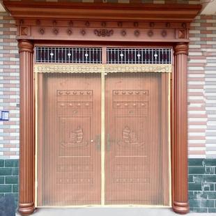 家用大门门蚊f帐防苍蝇蚊子的门帘防蚊推拉门磁吸门沙帘磁性纱帘