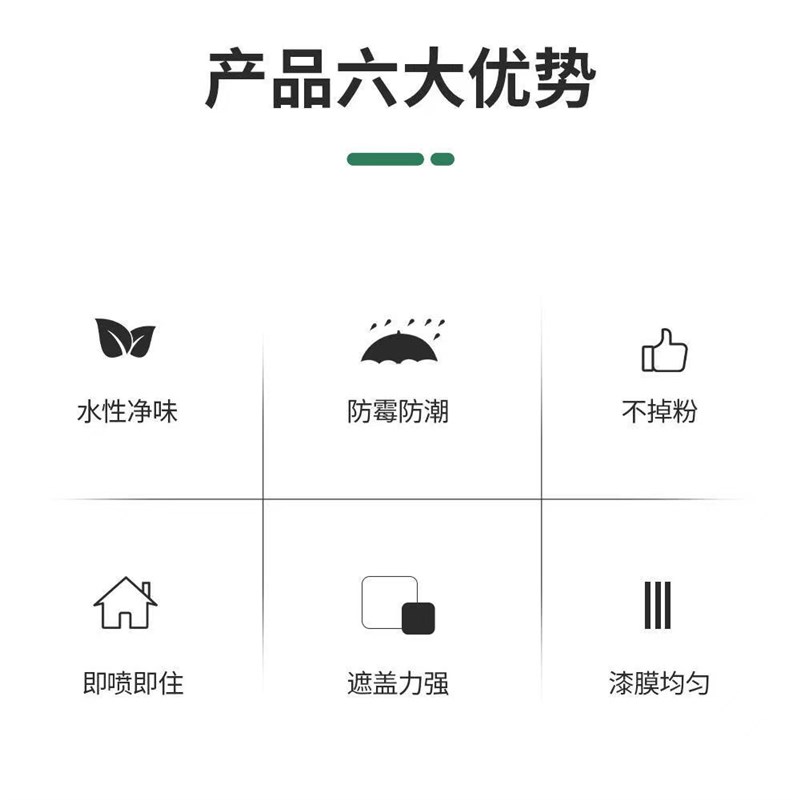 白墙面自喷漆乳胶漆墙壁修复喷墙修补刷补墙涂漆膏V家用色去污神