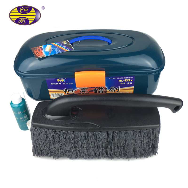 恒亮蜡刷汽车掸子除尘掸车神器软毛刷子车用蜡拖擦车拖.把扫灰用