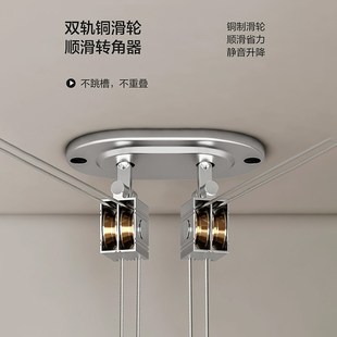 凉I衣架家用晾晒晒衣架晾衣 升降晾衣架阳台手摇晾衣杆顶装
