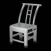 加厚304d不锈钢椅子靠背椅家用餐饮老式 户外休闲农村乘凉靠背凳子