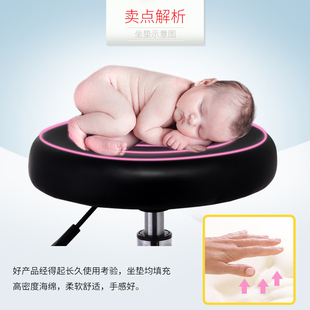 时尚电脑椅家用升降转椅收银单学B生宿舍座椅美容美发椅子旋转凳