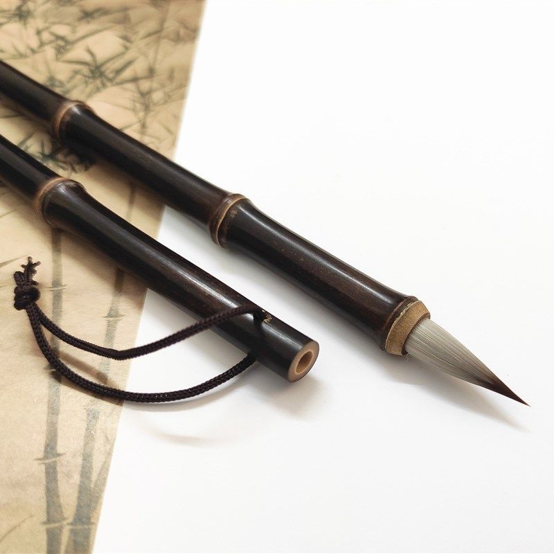 纯鸡狼毫兼毫小楷笔瘦金体抄经小行草工笔画勾线R水彩鸡毛狼毫毛,文具电教/文化用品/商务用品,毛笔,淘宝优惠券,粉丝福利购,淘宝优惠卷