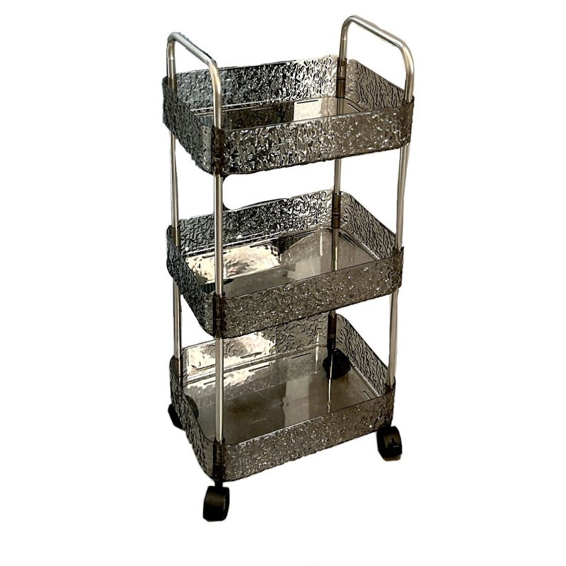 轻奢风可移动小推车家用客t厅零食收纳架大容量卧室床头宿舍置物