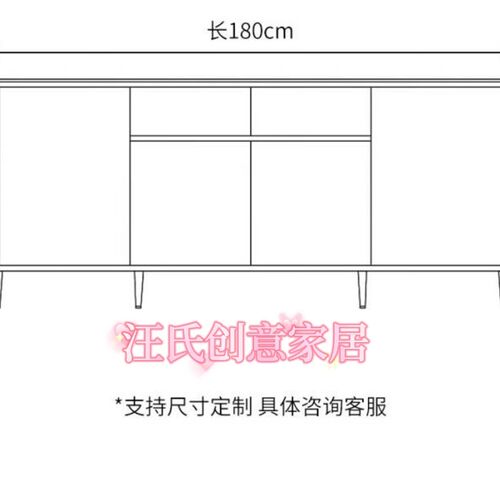 厨房餐边柜实木i靠墙一体储物柜小户型超薄极窄轻奢岩板20~35新款