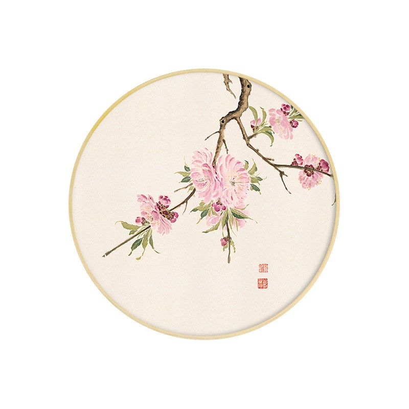 速发花卉十开 新中式餐厅装饰画工笔花卉国画客厅卧室日式风民宿图片
