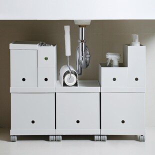 速发桌面收办盒抽屉式厨房杂物整理盒纳公A4文件角案盒直档储