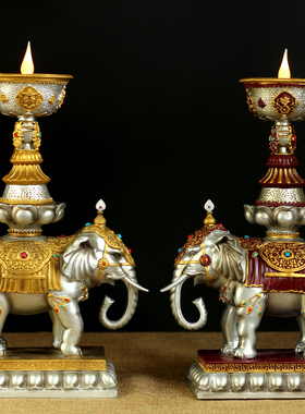 速发电子酥油灯明电象宝供台灯长充灯无烟家用烛佛藏式酥油灯灯座