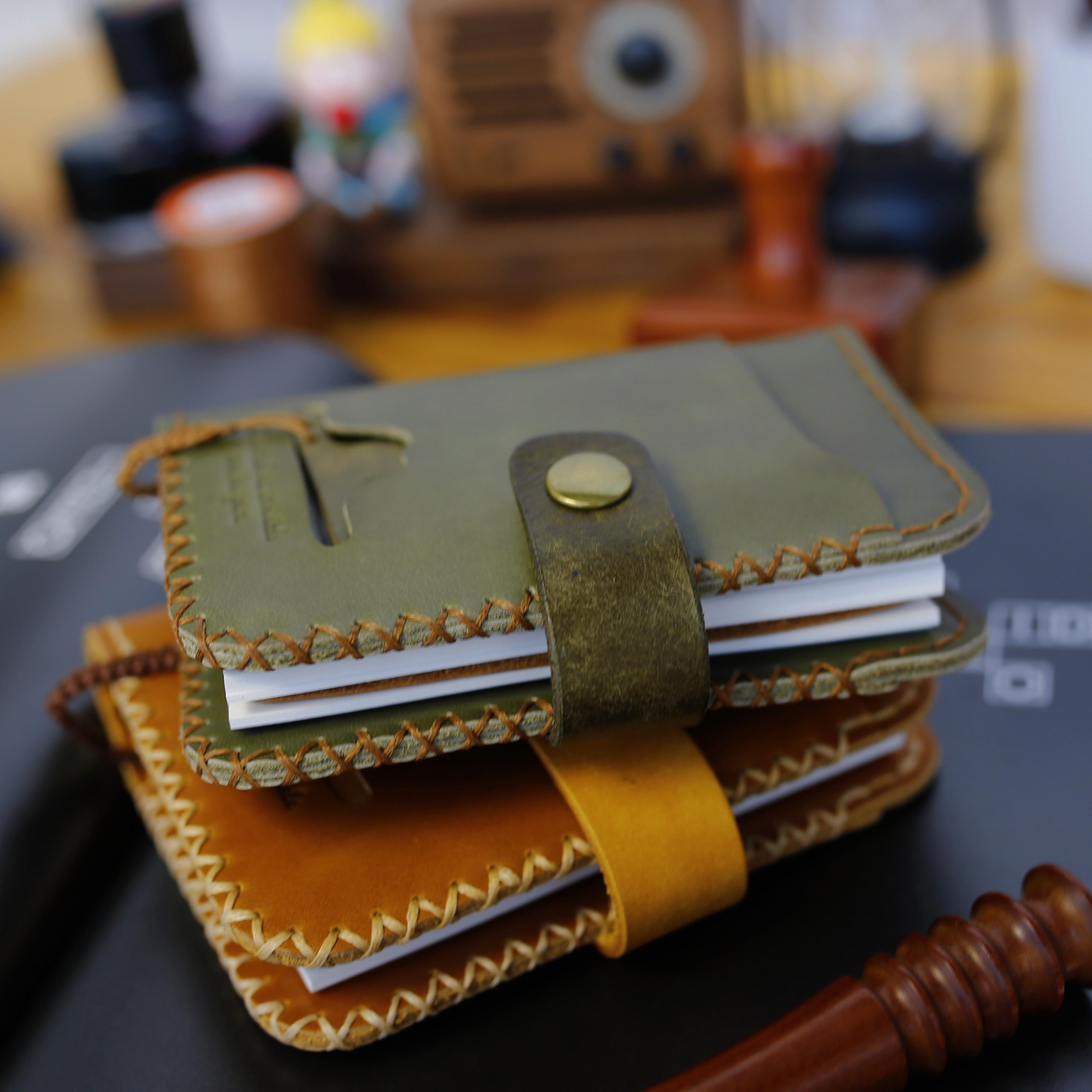 真皮原创m5A7活页手账本DIY礼物