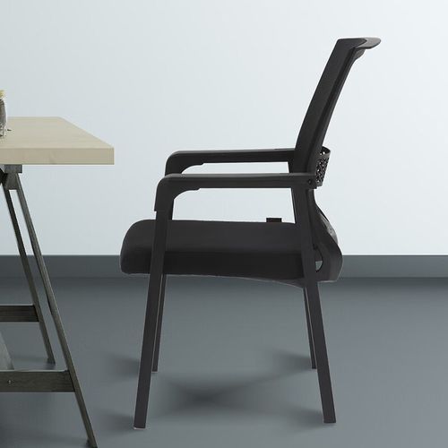 速发电脑座椅办公会议用家书桌写字四角椅人体工程学坐背久靠舒服