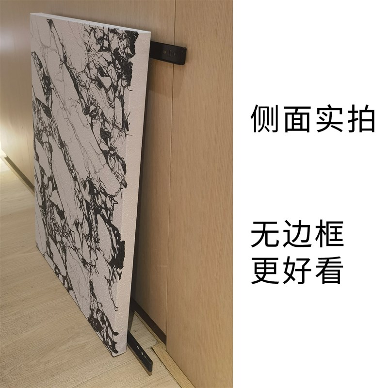 速发配电砂岩滑轨电表箱装饰画推拉轨道遮挡强电挂画电箱强玄关大