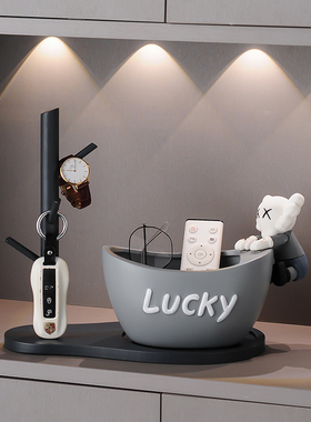 速发元宝创意家居入户玄关收纳饰件门面进门鞋柜客厅桌口装摆品