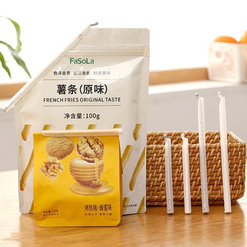 速发密叶棒零食茶封封口夹神器塑料袋保鲜袋厨房密封夹封口条