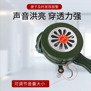 防火灾防空演习家用小型手动电动蜂鸣疏散警报器 手摇报警器便携式