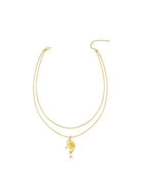 ChillTalent曳尾漫舞项链手工抛光肌理感双层链原创设计时尚百搭