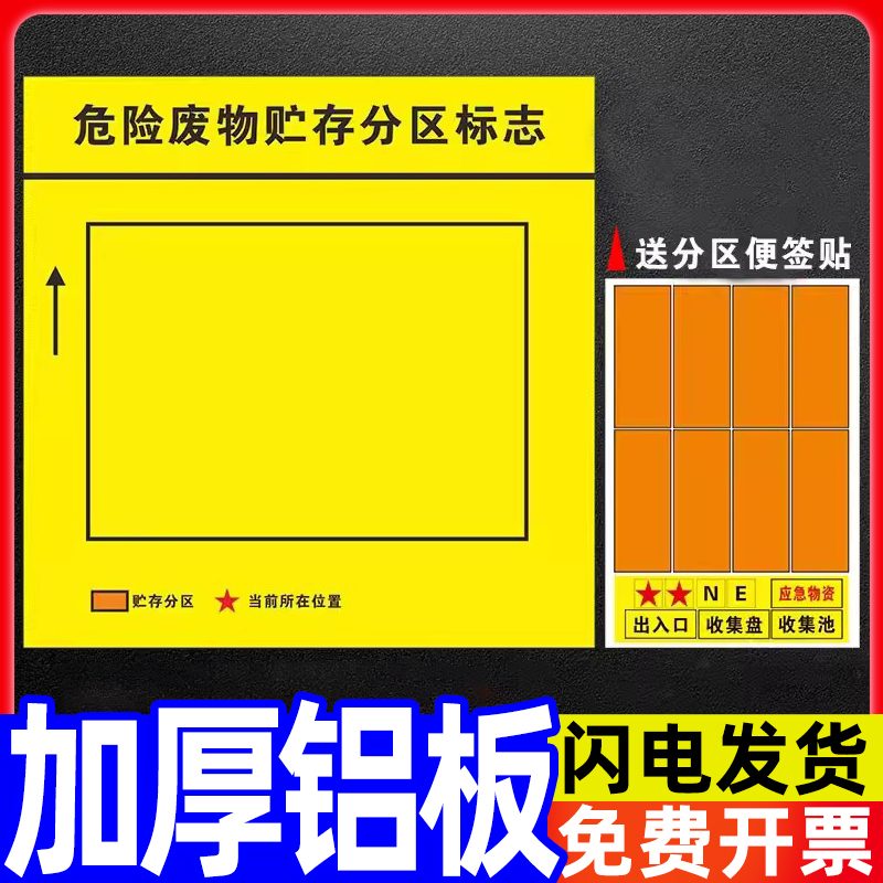 危险废物贮存分区标志