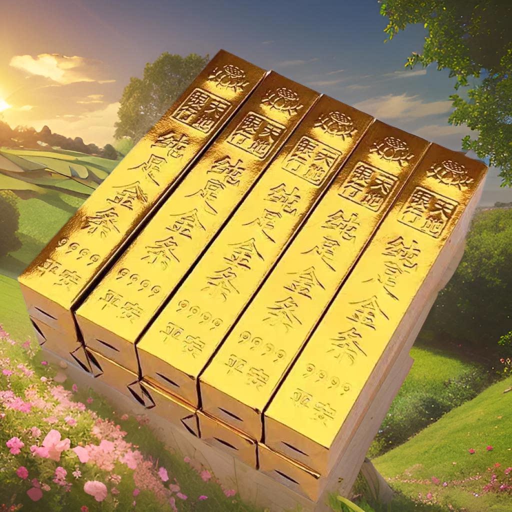 500根大金条包邮招财进宝工艺礼品聚宝盆摆件开业家居用品