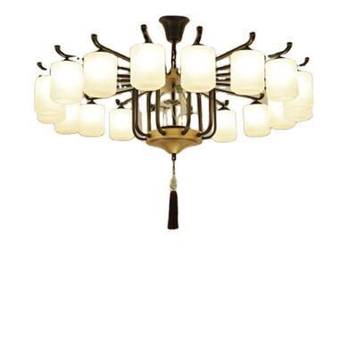 新中式吊灯厅l吊灯家中国风别墅居1大堂现代中式餐厅卧室ed灯客具