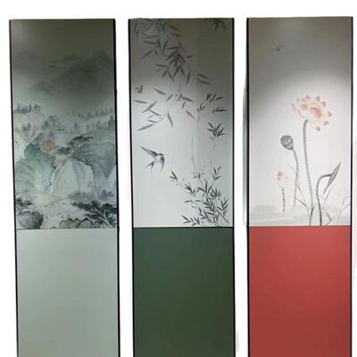 新式宋氏美学写意山水瓷砖花砖画卫中生2间瓷砖600X10086361mm背