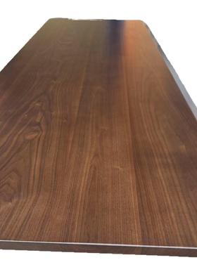 北胡桃樱JXA桃木美白蜡木实木板材吧台公茶桌餐桌面板办黑桌书桌