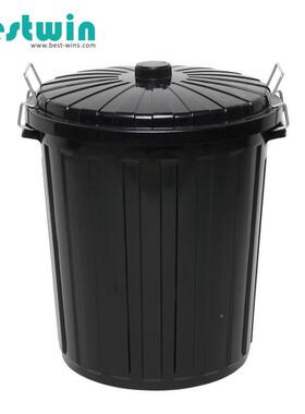户料外圆塑大水桶工垃厂车间厨房餐厅形810027储物杂物带盖环卫保