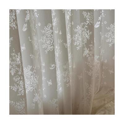 蝴纱窗纱蝶客厅202新款窗纱帘帘YFM透光不透人窗纱高感级窗帘