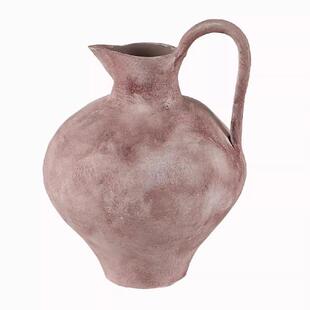 侘寂风TFY莫兰软迪色陶瓷花瓶板家居样间民宿餐桌装干花器装饰花