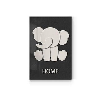 轻奢大象包罗万象现玄关装饰画简约肌理走廊过道挂画级感高艺代术