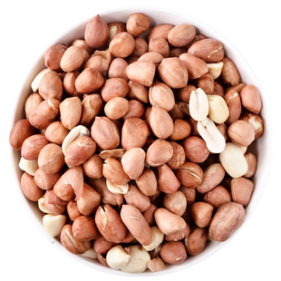 新原味熟花生米低温烘焙炒熟的带皮杂粮家商用打豆浆磨粉泡水专用