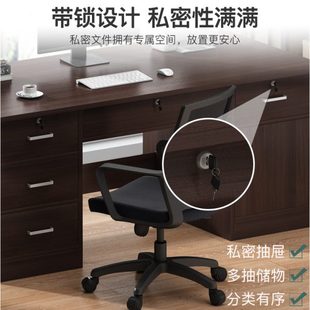 电脑桌家用书桌公室职员桌子台 厂促公桌椅组合简约现台式