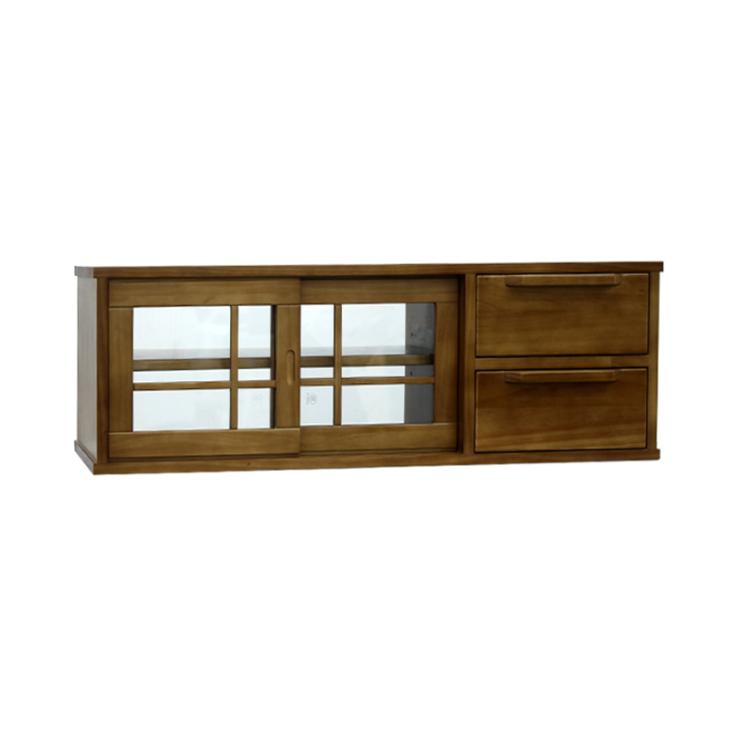 实木迷你收纳柜碗柜调料柜小型餐边柜餐桌整理柜厨房玻璃储物柜